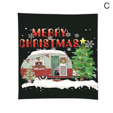Load image into Gallery viewer, Merry Christmas Blanket Decorations for Bed Sofa Cartoon Microfiber Floor Blankets Pads New Year Xmas Party Decoration