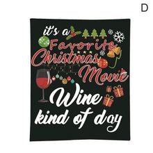 Load image into Gallery viewer, Merry Christmas Blanket Decorations for Bed Sofa Cartoon Microfiber Floor Blankets Pads New Year Xmas Party Decoration