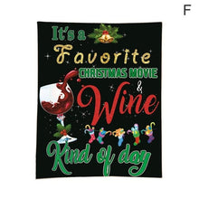 Load image into Gallery viewer, Merry Christmas Blanket Decorations for Bed Sofa Cartoon Microfiber Floor Blankets Pads New Year Xmas Party Decoration