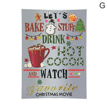 Load image into Gallery viewer, Merry Christmas Blanket Decorations for Bed Sofa Cartoon Microfiber Floor Blankets Pads New Year Xmas Party Decoration