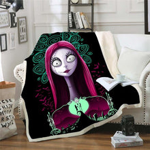 Load image into Gallery viewer, The Nightmare Before Christmas Jack Skull Sherpa Blanket  Plush Velvet Warm Sheet Cartoon Office Nap Blanket  JACK-0025