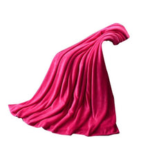 Load image into Gallery viewer, 50*70cm Small Super Soft Blanket Warm Solid Warm Micro Plush Fleece Blanket Throw Rug Sofa Bedding Home Office Use 23