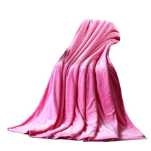 Load image into Gallery viewer, 50*70cm Small Super Soft Blanket Warm Solid Warm Micro Plush Fleece Blanket Throw Rug Sofa Bedding Home Office Use 23
